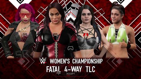 WWE 2K17 Universe Mode Highlights RAW S TLC PPV YouTube