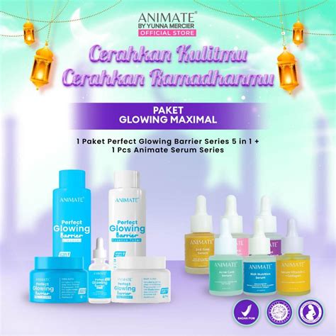 Jual Paket Glowing Maksimal Animate Perfect Glowing Barrier Series