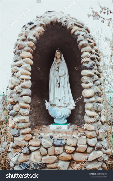 Photograph Statue Christian Goddess Mary Magdalene Stock Photo