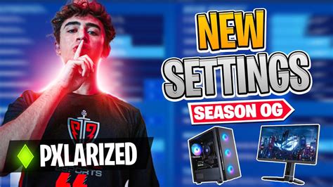 Pxlarized New Settings Monitor In Season Og Updated Fortnite