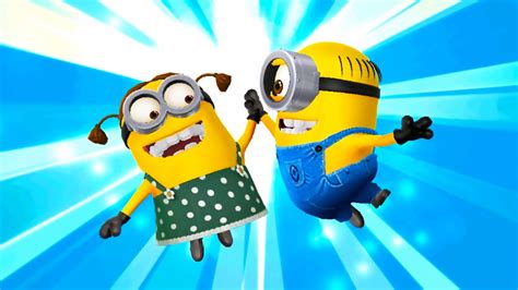 Girl And Mel Minions In Levels Despicable Me Minion Rush Old