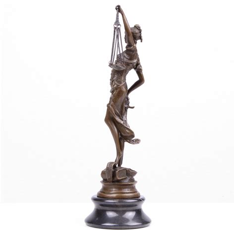 Lady Justice Bronze Statue Hot Cast Bronze Sculpture Foundry Luxury