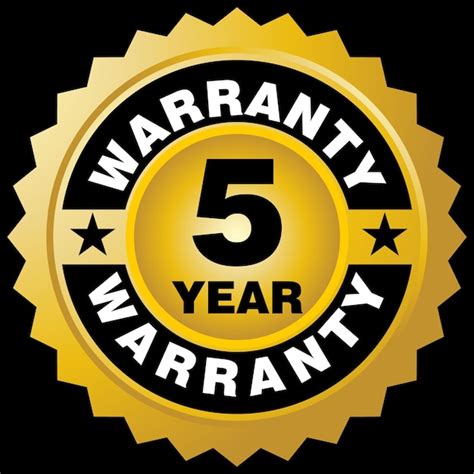 Premium Vector 5 Year Warranty Symbols And Sticker Vector