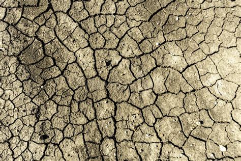 Cracked Clay And The Effects Of Drought Stock Image Image Of