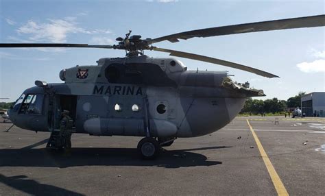 Mexican Navy Mil Mi-17 Helicopter Crashes Into A Control Tower During ...