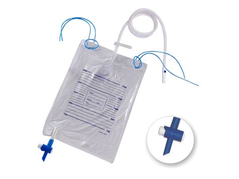 Urine Collection Bag With T Type Bottom Outlet And Sampling Port