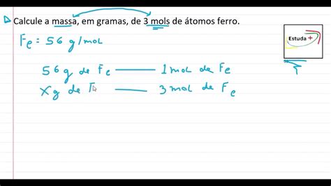 Determine A Massa Em Gramas De