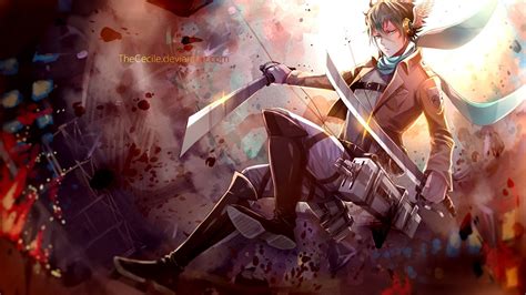 Download Levi Ackerman Attack On Titan Anime HD Wallpaper