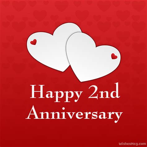 2nd Anniversary Wishes Messages And Quotes WishesMsg Anniversary