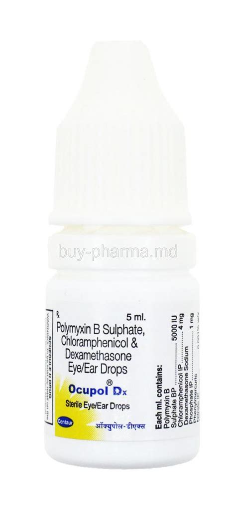 Buy Polymyxin B Chloramphenicol Dexamethasone Eye Ear Drops Online