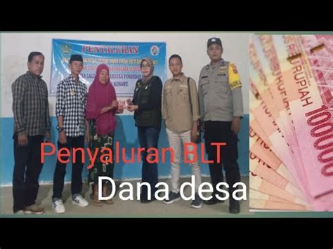 Pembagian BLT Dana Desa 2023 YouTube