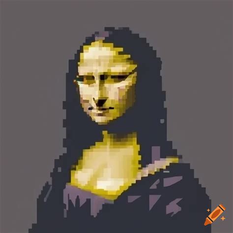 Low Polygon Version Of Mona Lisa Painting On Craiyon