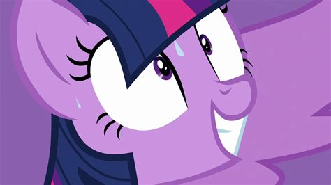 Image Close Up On Twilights Nervous Grin S7e1png My Little Pony