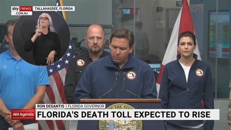 Ron Desantis Provides Update On Hurricane Ian Youtube