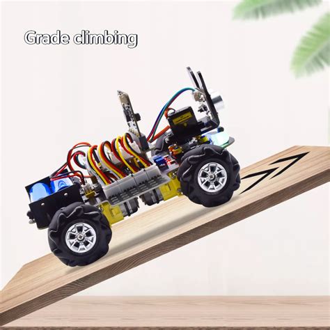 4WD Mecanum Wheel Robot Car Kit For Microbit No Micro Bit Board