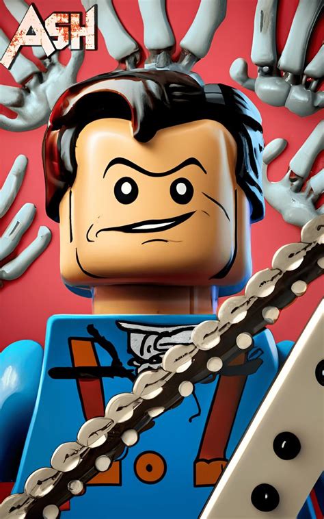 Ash Lego Figure Evil Dead Lego Man