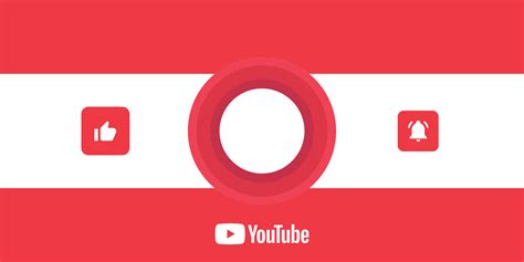 Youtube Channel Name Lower Third Red Broadcast Banner For Video On