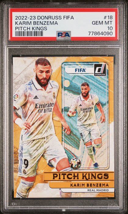 2022 23 Panini Donruss FIFA Karim Benzema 18 Pitch Catawiki