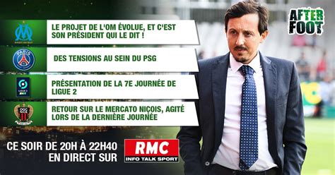 After Foot RMC on Twitter Rendez vous à 20h sur RMC pour la