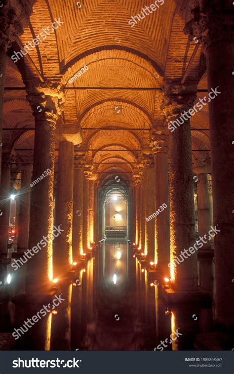 Cisterna Basilica Sunken Palace Old Town Stock Photo