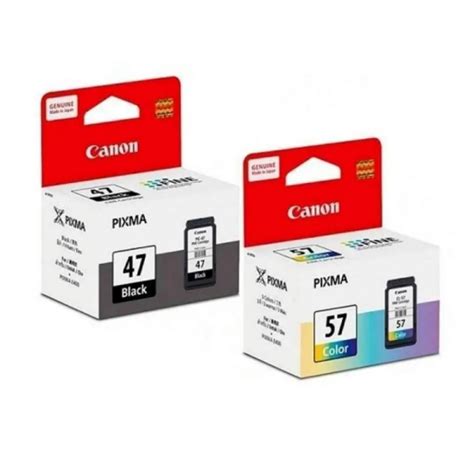 Jual Paketan Tinta Catridge Canon PG 47 Black CL 57 Color Shopee