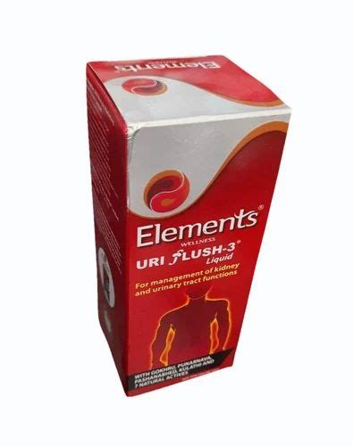 Elements Uri Flush 3 Liquid Syrup At Rs 475bottle Ayurvedic Stone