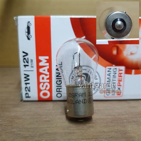 Jual Bohlam Lampu Osram Rem Atau Sein Atau Mundur Putar Kaki P W V