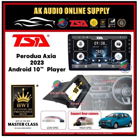 T Dsp Carplay Tsa Perodua Axia Android Inch Android Car