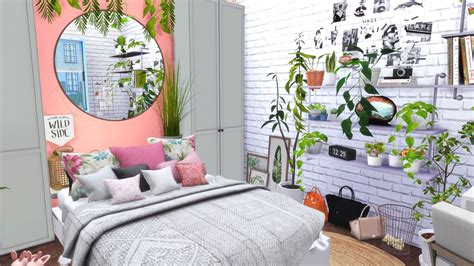 MODELSIMS4. • The Sims 4: BOHO BEDROOM Name: Boho Bedroom