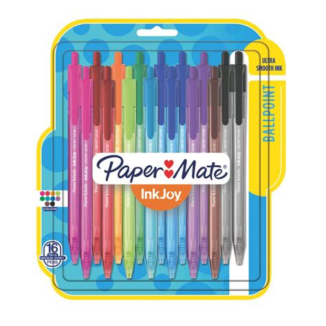 Amazon Paper Mate InkJoy 100RT Retractable Ballpoint Pens Medium