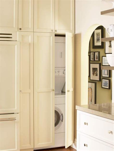 Cabinet To Hide Stackable Washer And Dryer Cabinets Matttroy