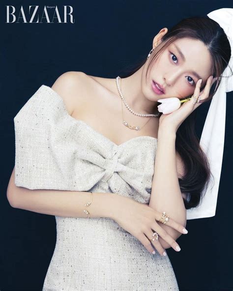 Aoa Seolhyun Harper’s Bazaar X Tasaki Jewelry February 2023 Issue Pictorial R Kpop