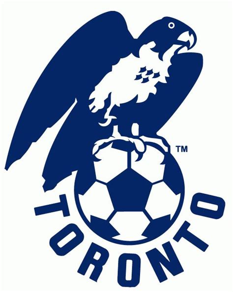 Toronto City Primary Logo 1967 Bird Pearched On A Soccer Ball With