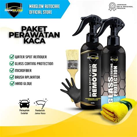 Jual Paket Perawatan Kaca Mobil Pembersih Jamur Kaca Coating Kaca