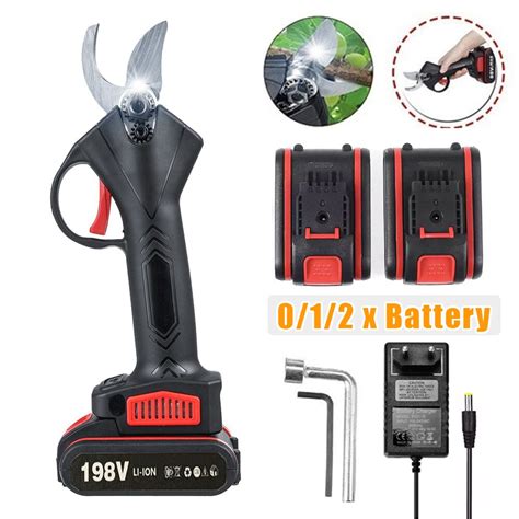 Cordless Electric Pruning Shears For Rechargeable Worx Battery Secateur