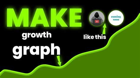 Growth Graph Thumbnail Tutorial How To Make Thumbnails Decodingyt