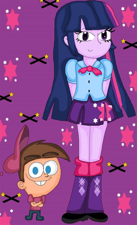 At Twilight Sparkle And Timmy Turner By Cookie Story Girl On Deviantart