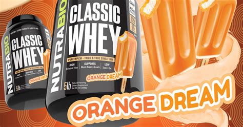 Nutrabio Launches Orange Dream Flavored Classic Whey