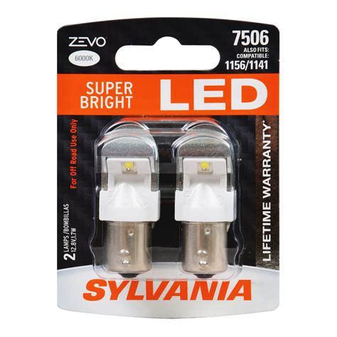 Sylvania 7506 White Zevo Led Mini 2 Pack
