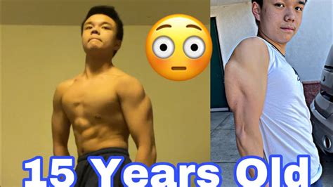 Craziest Flexing Video Ever 15 Year Old Bodybuilder Youtube