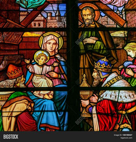 Epiphany Stained Glass Image And Photo Free Trial Bigstock