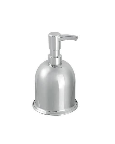 Stainless Steel Liquid Soap Dispenser Oval Çetin Plastik