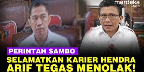 VIDEO Keberanian Arif Rachman Tolak Skenario Sambo Selamatkan Karier