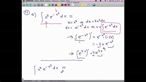 Integral De Polinomio Por Exponencial De X Parte Youtube