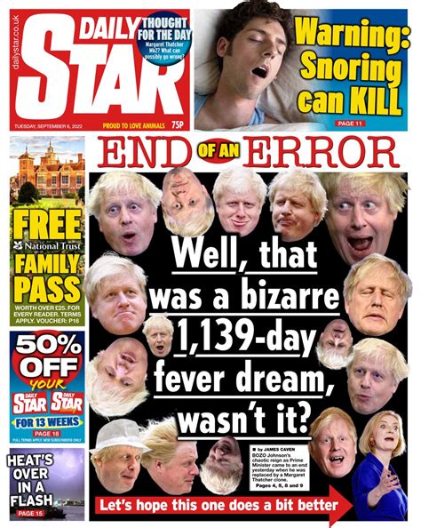 Daily Star Front Page 6th Of September 2022 Tomorrow S Papers Today