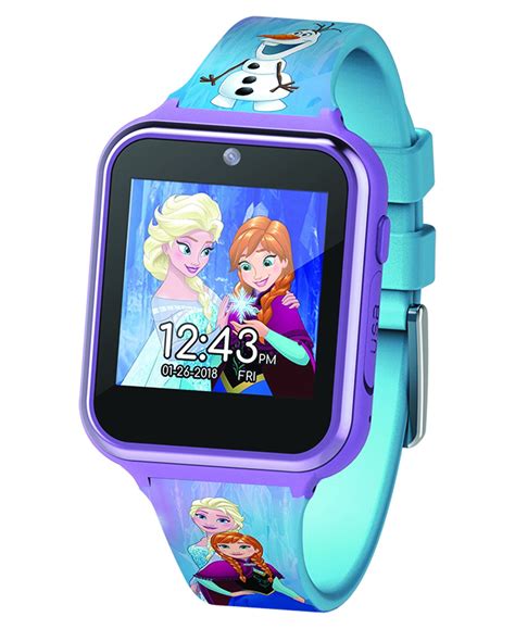 Disney Frozen Itime Unisex Childrens Interactive Smartwatch 40mm In