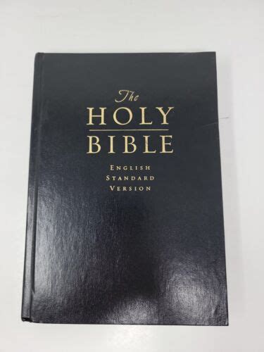 Esv Large Print Holy Bible Black English Standard Version Crossway