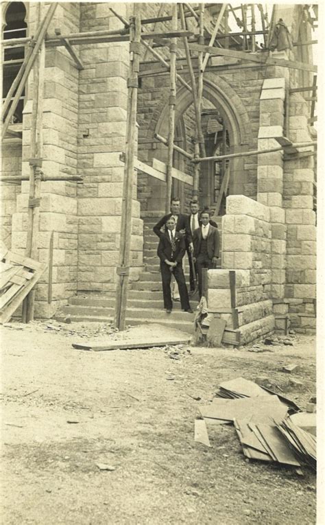 The Laying Of St Andrews Foundation Stone Foresight Or Folly