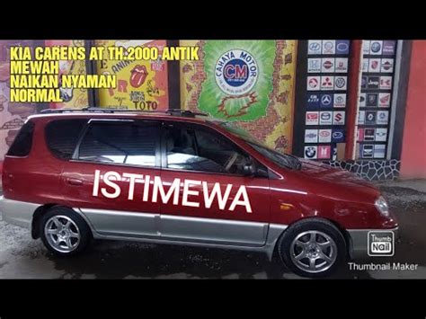 KIA CARENS TH 2000 ANTIK BARANG ISTIMEWA MOBIL NORMAL RP 39JT NEGOTIK