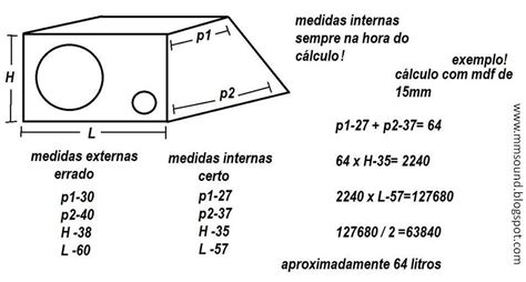 Mm Sound Aprenda A Calcular A Litragem De Uma Caixa De Som